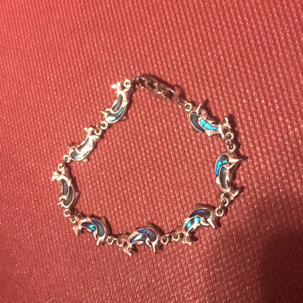 Dolphin Abalone bracelet